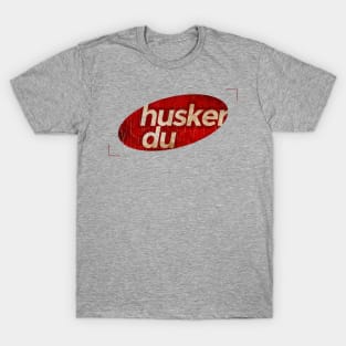 Husker Du - simple red elips vintage T-Shirt